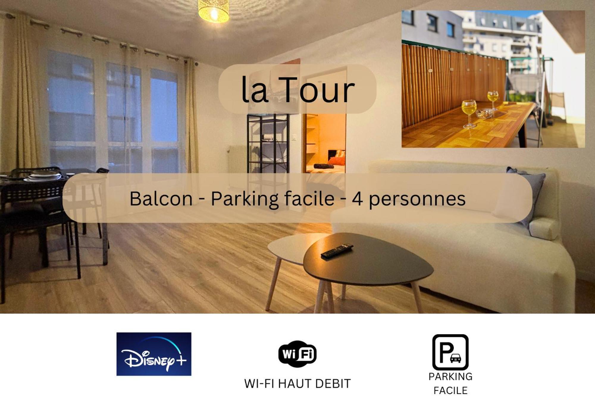 La Tour - Tout Confort - Hypercentre - Balcon #Sirdest Franconville  Bagian luar foto